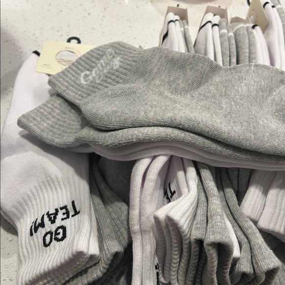 Anthropologie Daily Practice Game Day Socks, Set of 2, NWT - Picture 5 of 5